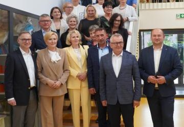 Jesienne popołudnie z parą prezydencką w przysietnickiej bibliotece.